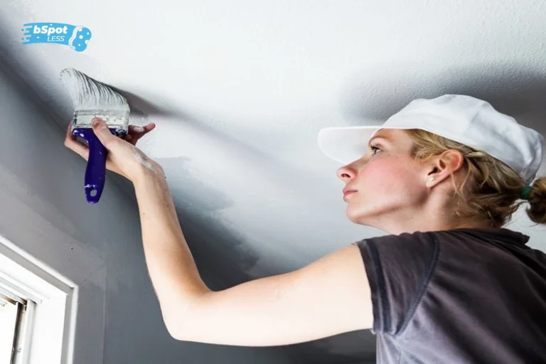 Apply a Primer to popcorn ceiling