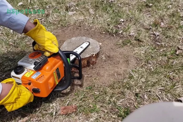 How To Remove A Tree Stump With A Chainsaw